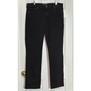 Levi's 505 Straight Leg Jeans Women's Size 14 Black